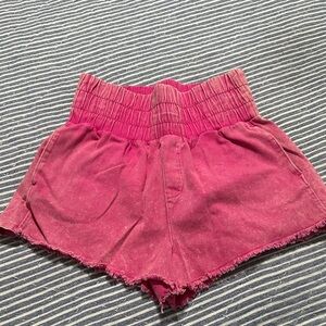 Chic High-Waisted Pink Shorts